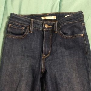 High rise skinny jeans